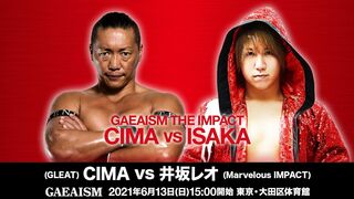 【女子プロレス GAEAISM】CIMA vs 井坂レオ @2021.6.13 大田区総合体育館