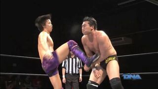 2015/8/2 DNA8 ~Pro-Wrestling Koshien 2015~ Semi Final Kazusada Higuchi vs Kota Umeda