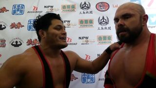 11/19 WORLD TAG LEAGUE: 7TH MATCH’s Post-match comments / 第7試合試合後コメント【字幕有り】