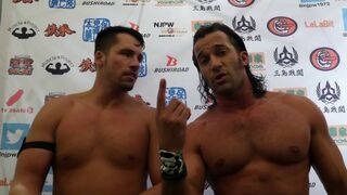 11/19 WORLD TAG LEAGUE: 6TH MATCH’s Post-match comments / 第6試合試合後コメント【字幕有り】