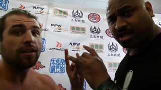 11/19 WORLD TAG LEAGUE: 4TH MATCH’s Post-match comments / 第4試合試合後コメント【字幕有り】