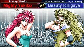 Wrestle Angels V3 マイティ祐希子 vs ビューティ市ヶ谷 三先勝 Mighty Yukiko vs Beauty Ichigaya 3 wins out of 5 games