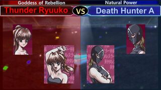 美少女レスラー列伝 サンダー龍子 vs デスハンターA SNES Bishoujo Wrestler Retsuden Thunder Ryuuko vs Death Hunter A