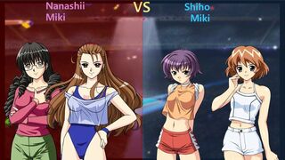 Wrestle Angels Survivor 1 ナナシー,美紀 vs 志保,美姫 二先勝 Nanashii, Miki vs Shiho, Miki 2 wins out of 3 games