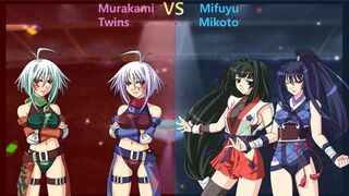 Wrestle Angels Survivor 2 村上ツインズvs美冬,みこと 二先勝 Murakami Twins vs Mifuyu, Mikoto 2 wins out of 3 games