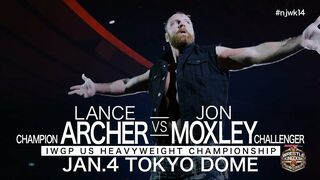 【新日本プロレス】ランス・アーチャー vs ジョン・モクスリー 1分煽りPV【#njwk14】