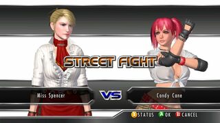 ランブルローズ XX スペンサー先生 vs キャンディ・ケイン Rumble Rose XX Miss Spencer vs Candy Cane Street Fight Match