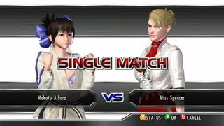 ランブルローズ XX 藍原誠 vs スペンサー先生 Rumble Rose XX Makoto Aihara vs Miss Spencer Normal Match