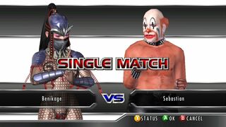 ランブルローズ XX 紅影 (Superstar) vs セバスチャン Rumble Rose XX Benikage (Superstar) vs Sebastian Single Match