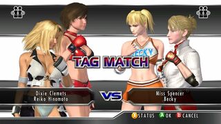 Rumble Rose XX Tequila Sunrise vs Miss Spencer, Becky Tag Match