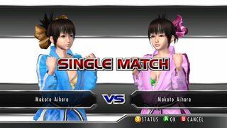 ランブルローズ XX 藍原誠 vs 藍原誠 Rumble Rose XX Makoto Aihara vs Makoto Aihara Normal Match
