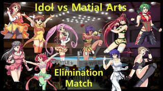 チームアイドル vs チーム武道家 エリミネーション·マッチ Team Idol vs Team Martial arts Elimination match