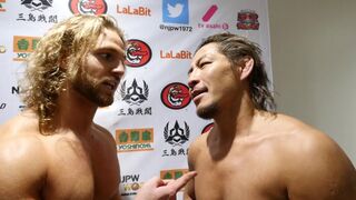 11/23 WORLD TAG LEAGUE: 4TH MATCH’s Post-match comments / 第4試合試合後コメント【字幕有り】