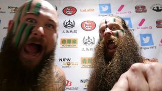 11/23 WORLD TAG LEAGUE: 2ND MATCH’s Post-match comments[w/English subtitles] / 第2試合試合後コメント【字幕有り】