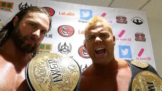 11/23 WORLD TAG LEAGUE: 1ST MATCH’s Post-match comments / 第1試合試合後コメント【字幕有り】