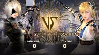 SOULCALIBUR VI 2B vs Sophitia 5 wins out of 9 games ソウルキャリバー Ⅵ 2B vs ソフィーティア 五先勝 소울칼리버 6 2B vs 소피티아