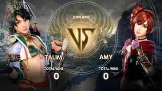 SOULCALIBUR VI Talim vs Amy 5 wins out of 9 games ソウルキャリバー Ⅵ タリム vs エイミ 五先勝