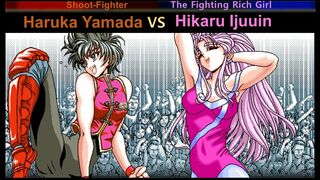 Wrestle Angels V1 山田 遙 vs 伊集院 光 三先勝 Haruka Yamada vs Hikaru Ijuuin 3 wins out of 5 games