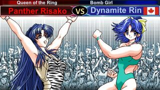 Wrestle Angels V1 パンサー理沙子 vs ダイナマイト･リン 三先勝 Panther Risako vs Dynamite Rin 3 wins out of 5 games