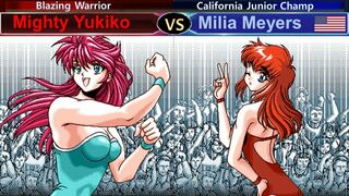 Wrestle Angels V1 マイティ祐希子 vs ミリア･メアーズ 三先勝 Mighty Yukiko vs Milia Meyers 3 wins out of 5 games