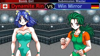 Wrestle Angels V3 ダイナマイト･リン vs ウィン･ミラー 三先勝 Dynamite Rin vs Win Mirror 3 wins out of 5 games KO Rule