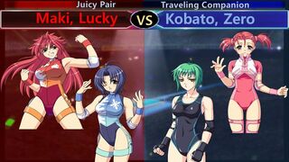 Wrestle Angels Survivor 2 ジューシー·ペア vs 小鳩,零 二先勝 Juicy Pair vs Kobato, Zero 2 wins out of 3 games