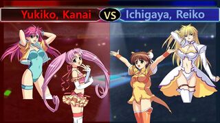 Wrestle Angels Survivor 2 祐希子,金井 vs 市ヶ谷,金森 二先勝 Yukiko, Kanai vs Ichigaya, Reiko 2wins out of 3games