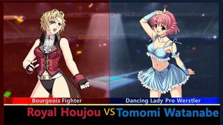 Wrestle Angels Survivor 2 ロイヤル北条 vs 渡辺 智美 三先勝 Royal Houjou vs Tomomi Watanabe 3 wins out of 5 games