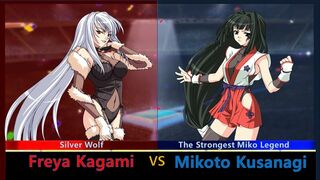 Wrestle Angels Survivor 2 フレイア鏡 vs 草薙 みこと 三先勝 Freya Kagami vs Mikoto Kusanagi 3 wins out of 5 games
