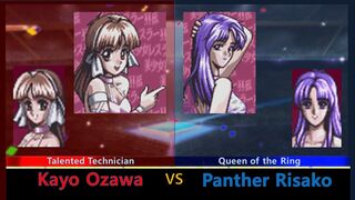 美少女レスラー列伝 小沢 佳代 vs パンサー理沙子 SNES Bishoujo Wrestler Retsuden Kayo Ozawa vs Panther Risako