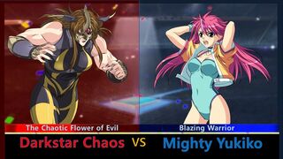Wrestle Angels Survivor 2 ダークスターカオスvsマイティ祐希子 三先勝 Darkstar Chaos vs Mighty Yukiko 3wins out of 5games