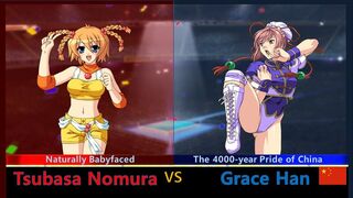 Wrestle Angels Survivor 2 野村 つばさ vs グレース・ハン 三先勝 Tsubasa Nomura vs Grace Han 3 wins out of 5 games