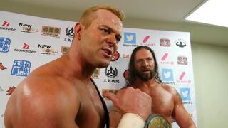 11/26 WORLD TAG LEAGUE: 7TH MATCH’s Post-match comments/ 第７試合試合後コメント【字幕有り】
