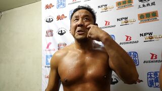 11/25 WORLD TAG LEAGUE: 6TH MATCH’s Post-match comments[w/English subtitles] / 第6試合試合後コメント