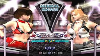 ランブルローズ 日ノ本零子 vs デキシー・クレメッツ Rumble Rose Reiko Hinomoto vs Dixie Clemets Normal Match 럼블로즈 레이코 vs 딕시