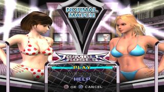 ランブルローズ 日ノ本零子 vs デキシー・クレメッツ Rumble Rose Reiko Hinomoto vs Dixie Clemets 럼블 로즈 레이코 vs 딕시