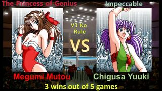 Request 武藤 めぐみ vs 結城 千種 三先勝 Megumi Mutou vs Chigusa Yuuki 3 wins out of 5 games V3 KO Rule