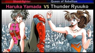 Wrestle Angels V3 山田 遙 vs サンダー龍子 三先勝 Haruka Yamada vs Thunder Ryuuko 3 wins out of 5 games KO Rule