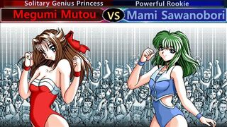 Wrestle Angels V3 武藤 めぐみ vs 沢登 真美 三先勝 Megumi Mutou vs Mami Sawanobori 3 wins out of 5 games KO Rule