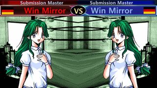 Wrestle Angels V3 ウィン･ミラー vs ウィン･ミラー 三先勝 Win Mirror vs Win Mirror 3 wins out of 5 games KO Rule