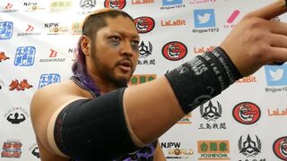 11/21 WORLD TAG LEAGUE: 8TH MATCH’s Post-match comments[w/English subtitles] / 第8試合試合後コメント