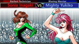 Wrestle Angels V3 ソニア稲垣 vs マイティ祐希子 三先勝 Sonia Inagaki vs Mighty Yukiko 3 wins out of 5 games Ko Rule