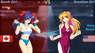 Wrestle Angels Survivor 1 ダイナマイト・リン vs アニー・ビーチ 三先勝 Dynamite Rin vs Anny Beach 3 wins out of 5 games