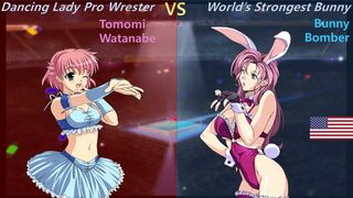 Wrestle Angels Survivor 2 渡辺 智美vsバニー・ボンバー 三先勝 Tomomi Watanabe vs Bunny Bomber 3 wins out of 5 games