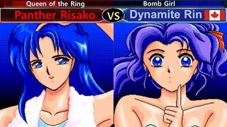 Wrestle Angels 1 パンサー理沙子 vs ダイナマイト・リン 三先勝 Panther Risako vs Dynamite Rin 3 wins out of 5 games
