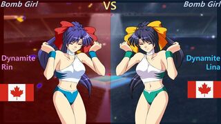 Wrestle Angels Survivor 1 ダイナマイト・リンvsダイナマイト・リナ 三先勝 Dynamite Rin vs Dynamite Lina 3wins out of 5games