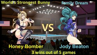 요청영상 하니 봄버 vs 조디 비튼 3선승 Request Honey Bomber vs Jody Beaton won three games first