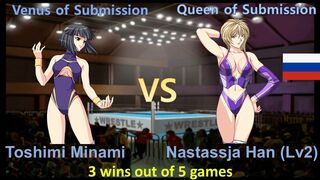 Wrestle Angels Survivor 2 南 利美 vs ナスターシャ・ハン(LV2) 三先勝 Minami vs Nastassja 3 wins out of 5 games