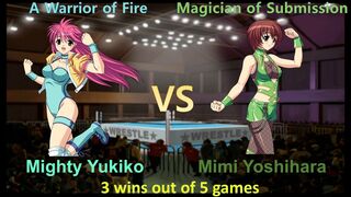 Request マイティ祐希子 vs ミミ吉原 三先勝 Mighty Yukiko vs Mimi Yoshihara won 3 wins out of 5 games