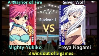 Request マイティ祐希子 vs フレイア鏡 三先勝 Request Mighty Yukiko vs Freya Kagami 3 wins out of 5 games Suvivor 1